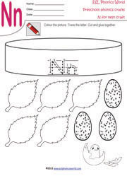 Nn-nest-craft-worksheet